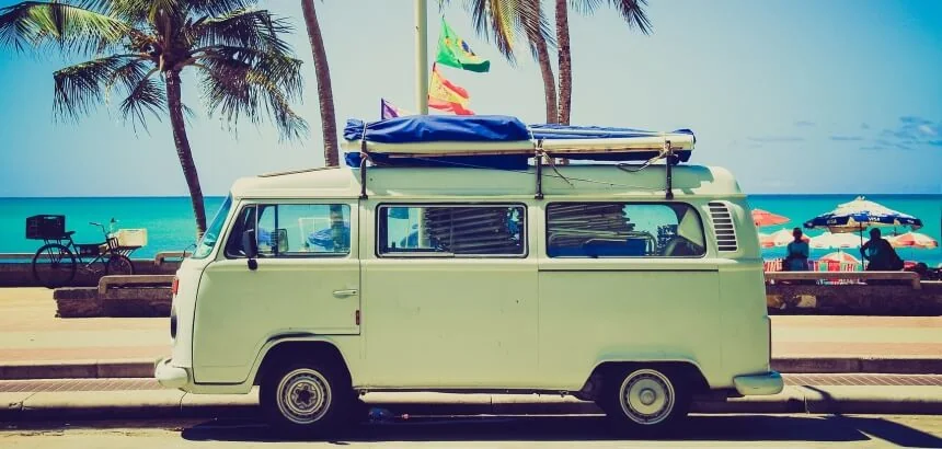 vw bus mieten zum surfen in den sommerferien