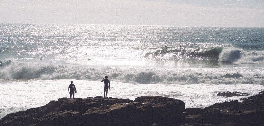 Anchor Point in Taghazout ist eine der bekanntesten Wellen zum Surfen in Marokko