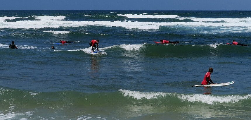 Surfkurs der Surfschule 3ondas in Ericeira-Portugal