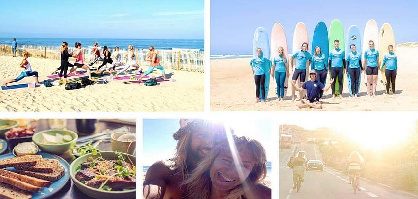 SurfmySoul Retreats in Frankreich und Spanien