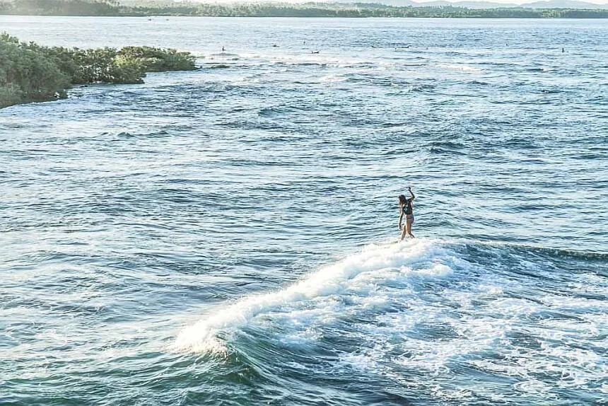 longboard surfen auf den philippinen