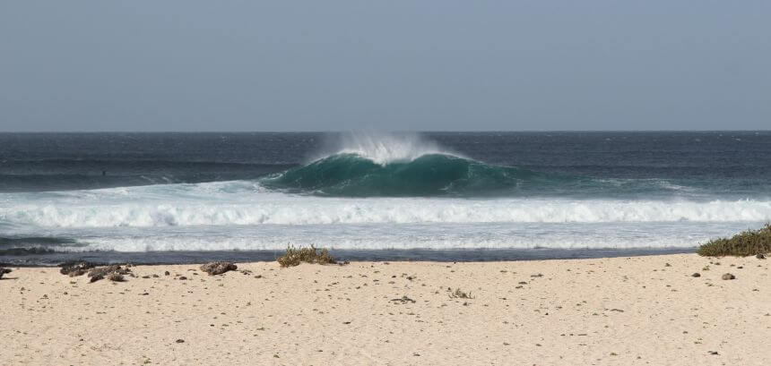 Fuerteventura surfen_Surfspot The Bubble an der North Shore