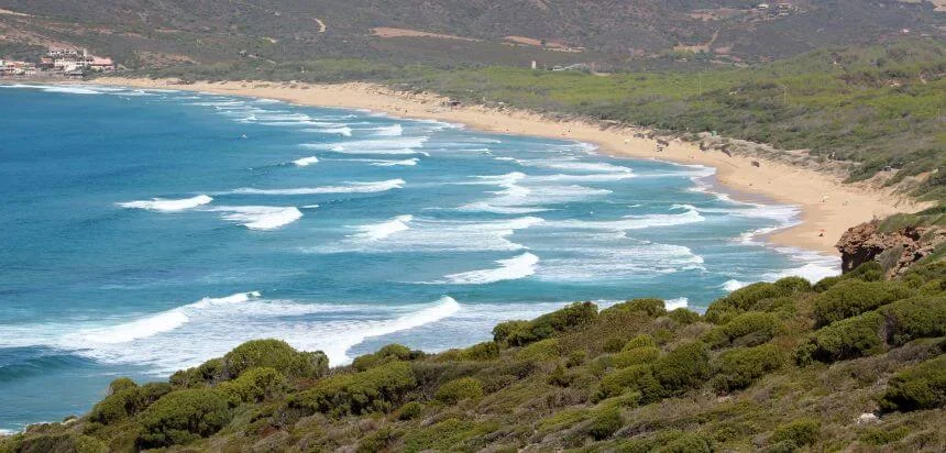 Sardinien surfen_Surfspot San Nicolò Sardinien surfen_Surfspot San Nicolò