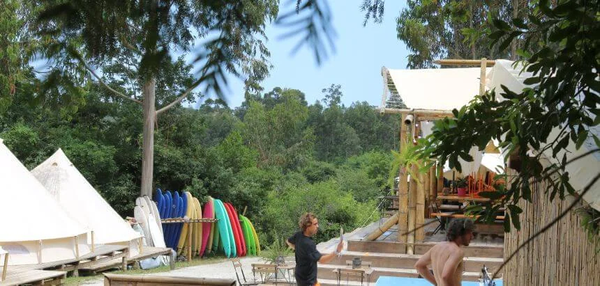Das Surfboardlager vom Dreamsea Surfcamp Spanien Das Surfboardlager vom Dreamsea Surfcamp Spanien