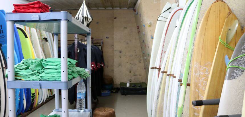 Die Surfboard Auswahl im Camino Surfcamp Spanien ist groß Die Surfboard Auswahl im Camino Surfcamp Spanien ist groß
