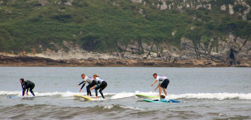 Dreamsea Anfänger Surfkurs am Playa de Oyambre Dreamsea Anfänger Surfkurs am Playa de Oyambre