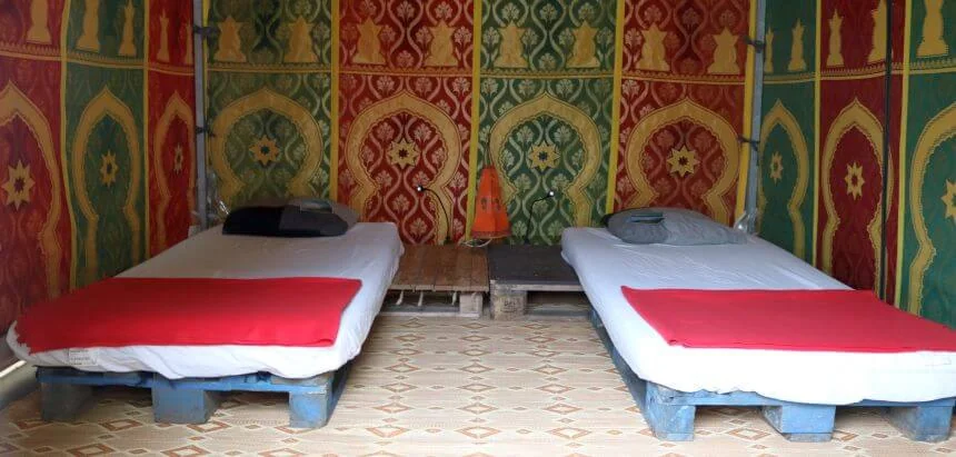 Glamping-Tempel im Caminosurf Surfcamp in Galicien Glamping-Tempel im Caminosurf Surfcamp in Galicien
