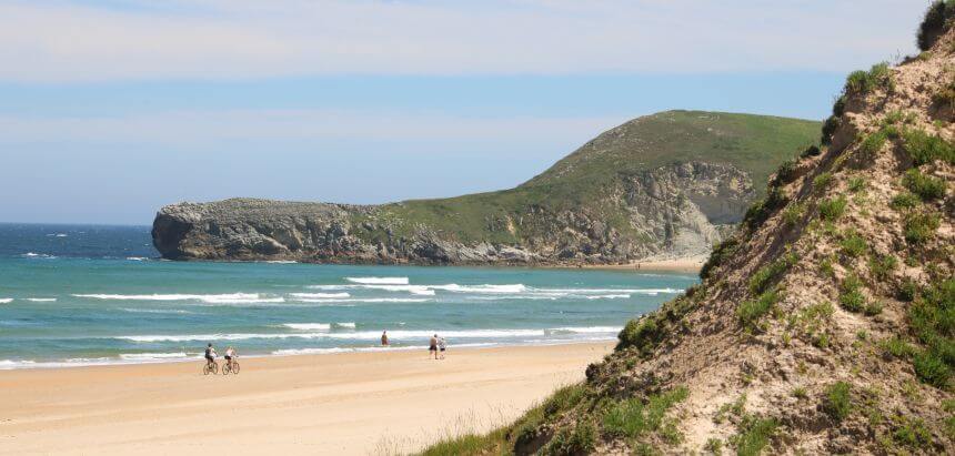 Playa da Gerra in Kantabrien