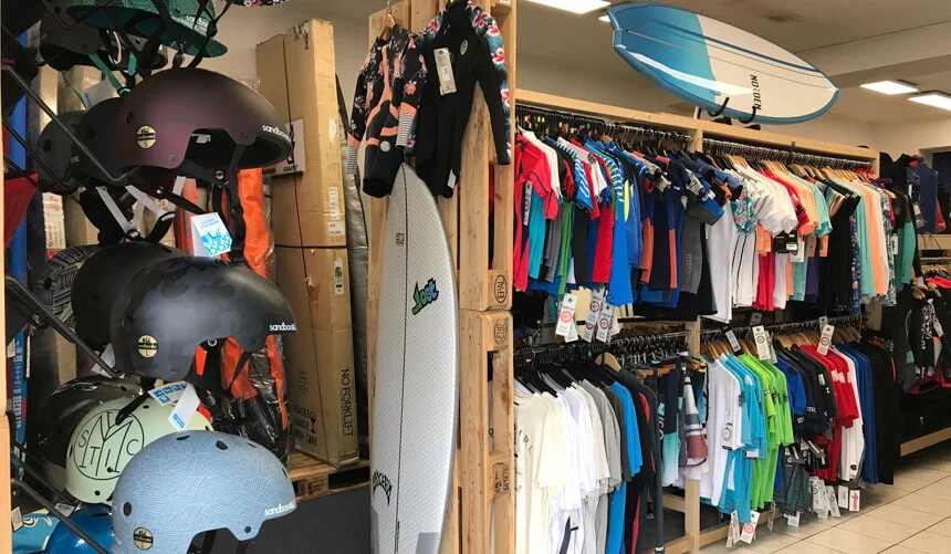 Surfshop Münster innen Surfshop Münster innen