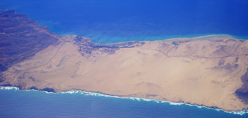 Fuerteventura von oben