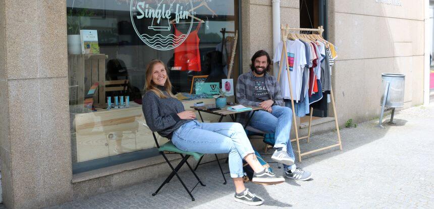 Single Fin Surf Shop in Esposende