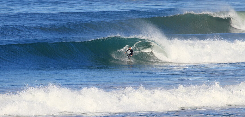 Surfen in Esmoriz in der Nähe von Porto