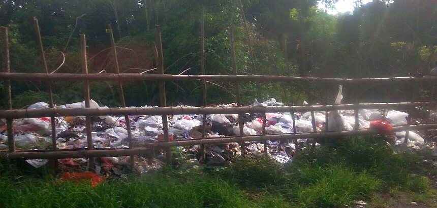 Informelle Müllkippe auf Bali