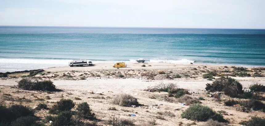 Surfurlaub in Taghazout-Surfspot Kilometres