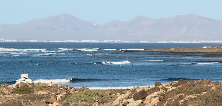 Fuerteventura surfen_Surfspot Majanicho an der North Shore