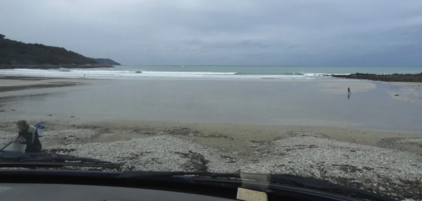 Pors ar Villec bei Ebbe - bequemer Spotcheck aus dem Campervan