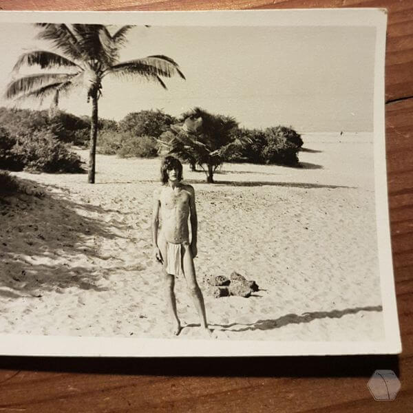 Goa Beach India in 1973