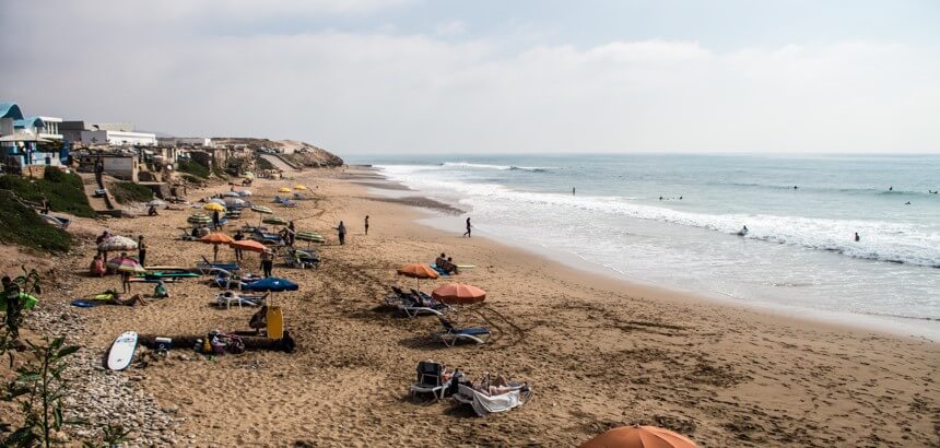 Die Strandmeute vom Devil’s Rock zwischen Taghazout und Tamraght in Marokko Die Strandmeute vom Devil’s Rock zwischen Taghazout und Tamraght in Marokko