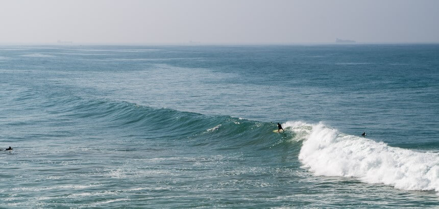 Surfen in Marokko_An großen Tagen kommen am Banana Point auch fortgeschrittene Surfer auf ihre Kosten
