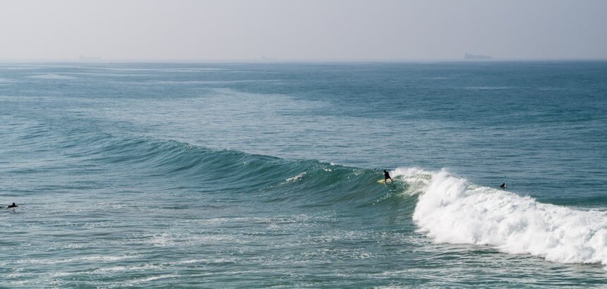 Surfen in Marokko_An großen Tagen kommen am Banana Point auch fortgeschrittene Surfer auf ihre Kosten Surfen in Marokko_An großen Tagen kommen am Banana Point auch fortgeschrittene Surfer auf ihre Kosten