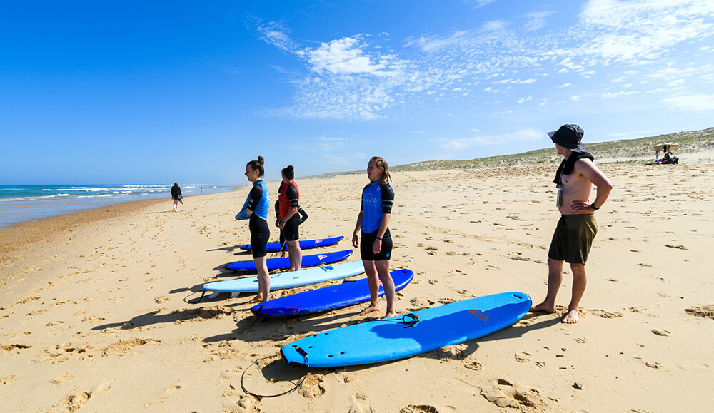 Surfkurs im Pure Surfcamp Frankreich 24+