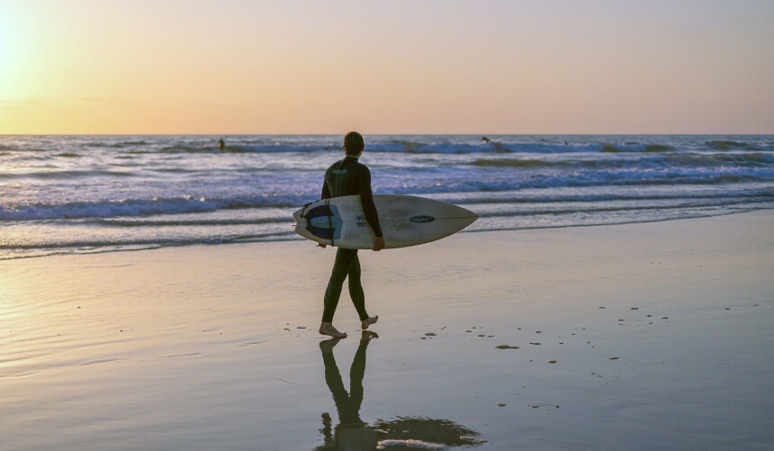 Sun set Stimmung in San Diego