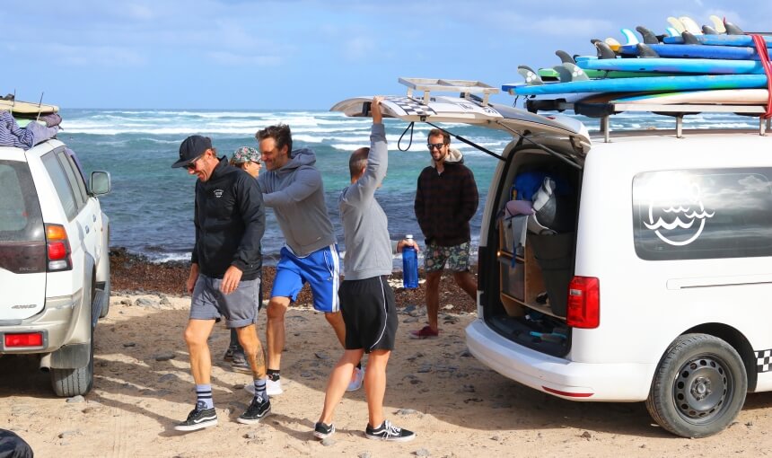 Mit dem Surf Institute Fuerteventura an der North Shore