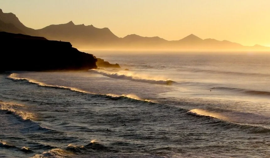 Sunset Surf Session in La Pared Sunset Surf Session in La Pared