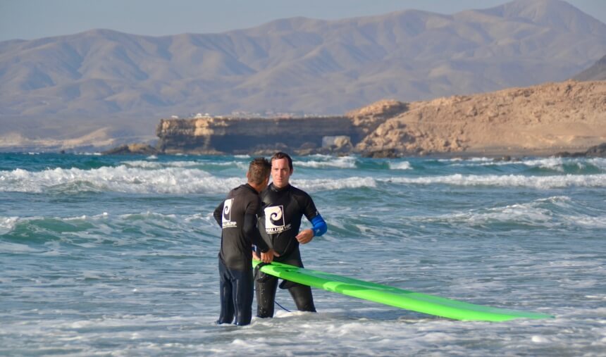 Surfcoach Ralf im 1 zu 1 Coaching in Fuerteventrura