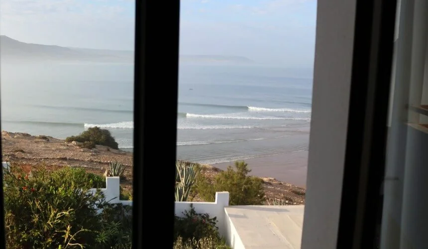 Blick aus dem Fenster auf The Bay_Marokko Blick aus dem Fenster auf The Bay_Marokko
