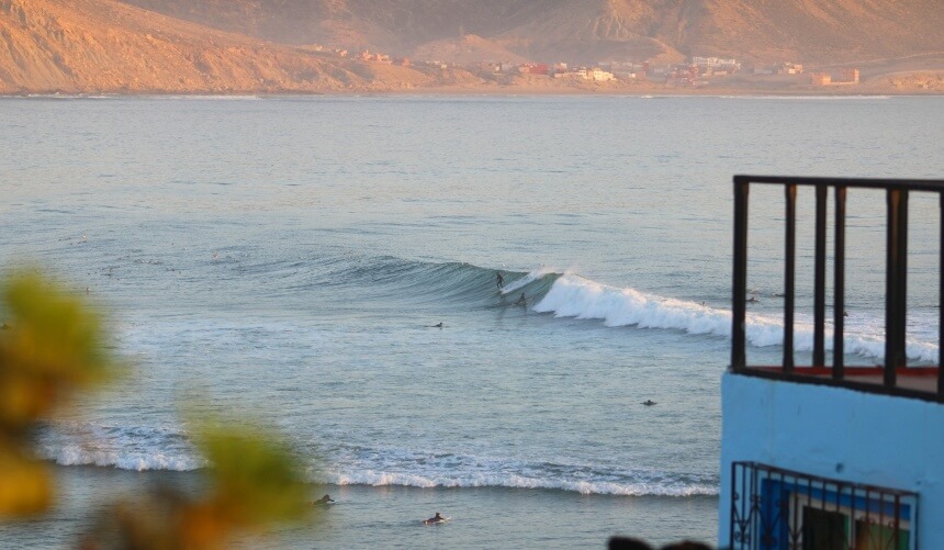 Surfspot The Bay in Imsouane, Marokko