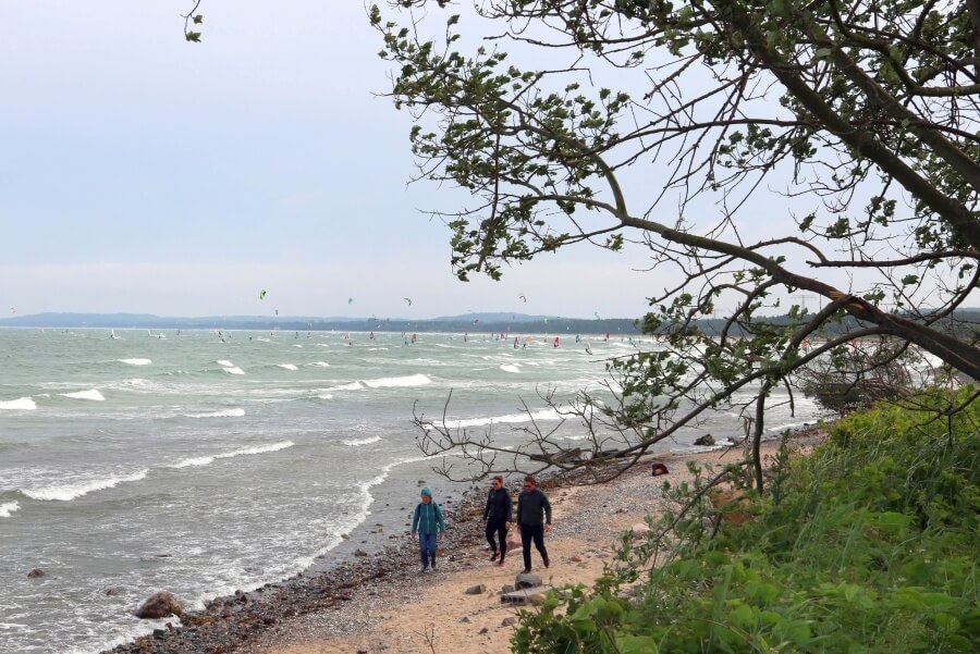 Windsurfen und Kitesurfen auf Binz an der Ostsee