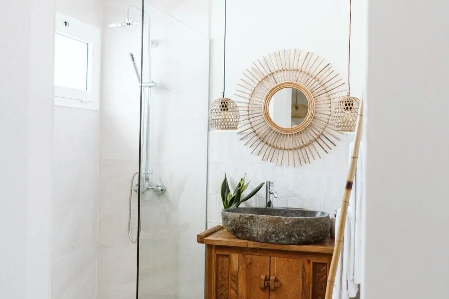 Ausstattung der Badezimmer im Dreamsea Surfcamp Fuerteventura Ausstattung der Badezimmer im Dreamsea Surfcamp Fuerteventura