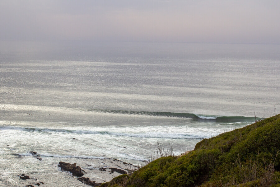 Am Surfspot Buarcos in Figueira da Foz bricht die längste Welle von Portugal