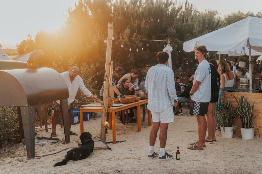 Pizza Night im Dreamsea Surfcamp Alentejo bei Porto Covo in Portugal