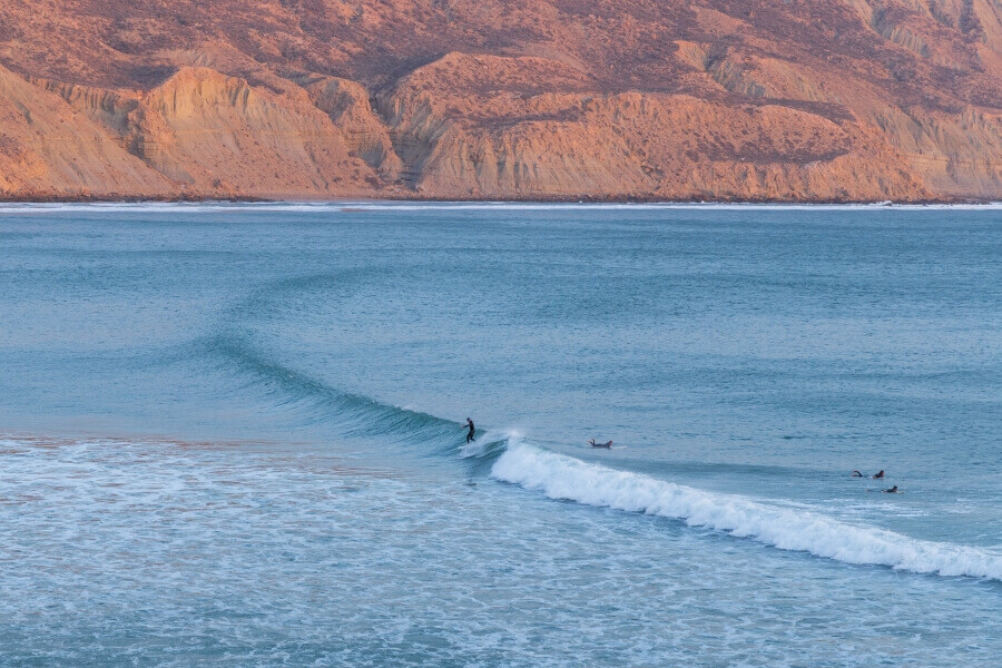 Der Surfspot Magic Bay befindet sich direkt vor der Haustür