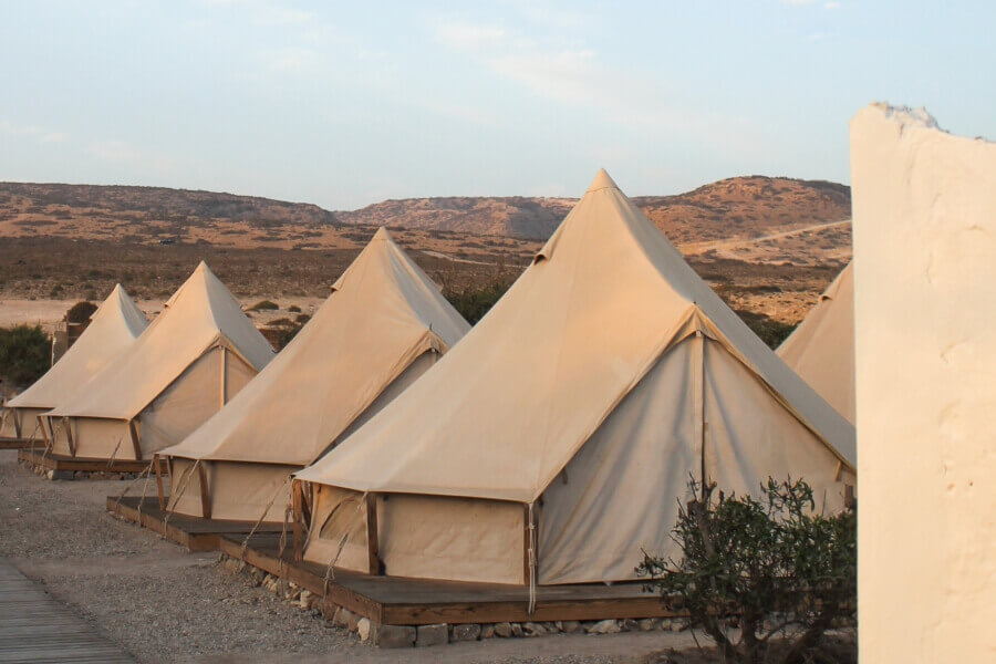 Glamping-Zelte im Dreamsea Surfcamp Marokko Glamping-Zelte im Dreamsea Surfcamp Marokko