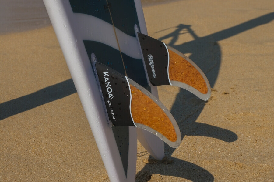 Die Eco Kork Futures Finnen von KANOA Surfboards sind nicht nur optisch gelungen