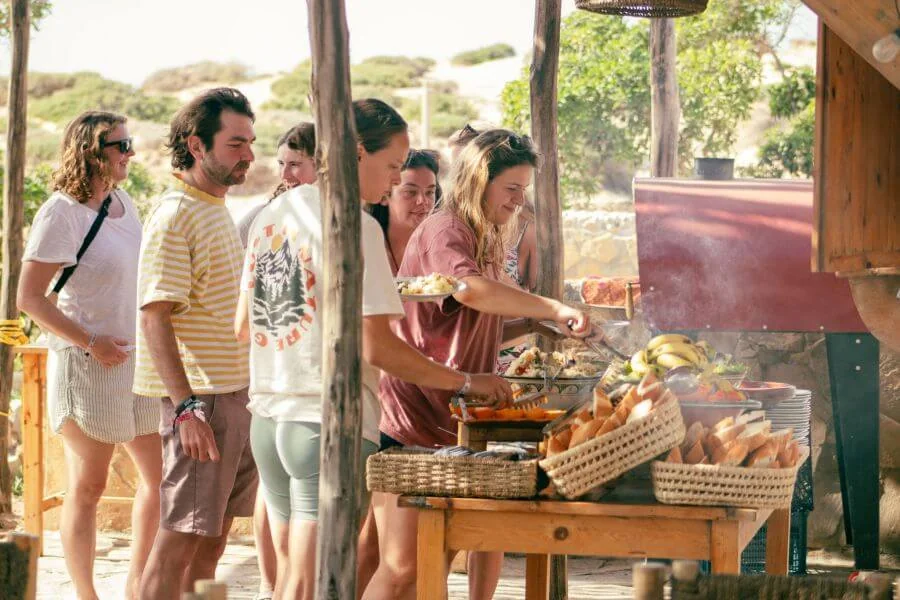 Die Verpflegung im Dreamsea Surfcamp Marokko ist der Hammer