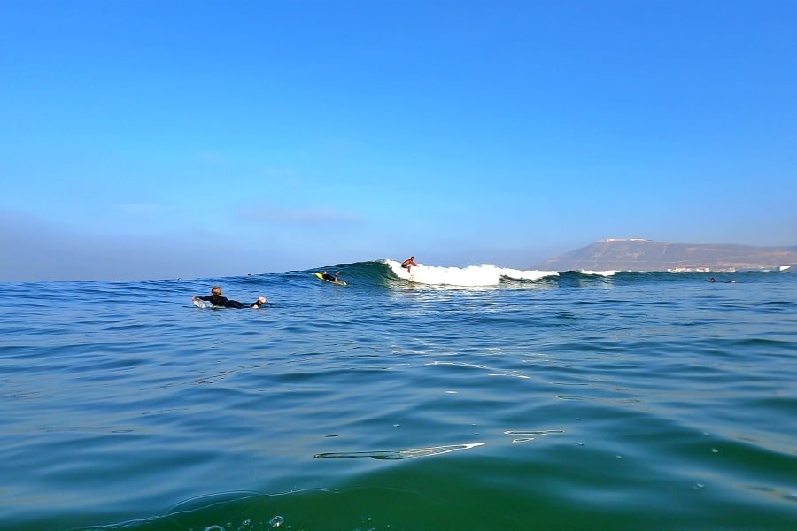 Palm Beach in Agadir surfen