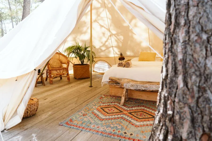 Mein Glamping Zelt im Dreamsea Surfcamp Portugal (Juni 2023)