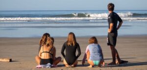 Surfkurs vom Dreamsea Surfcamp Costa Rica am Playa Hermosa bei Santa Teresa
