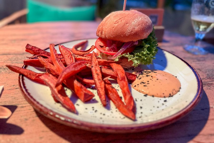Smashed Burger im Dreamsea Restaurant Nativo Las Palmas