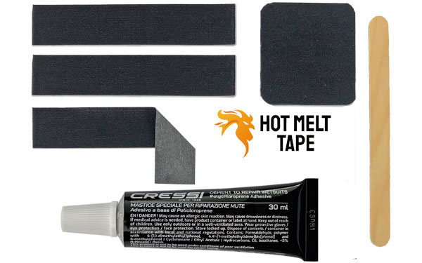 Das neoprenkleber reparatur set von buster surfboards